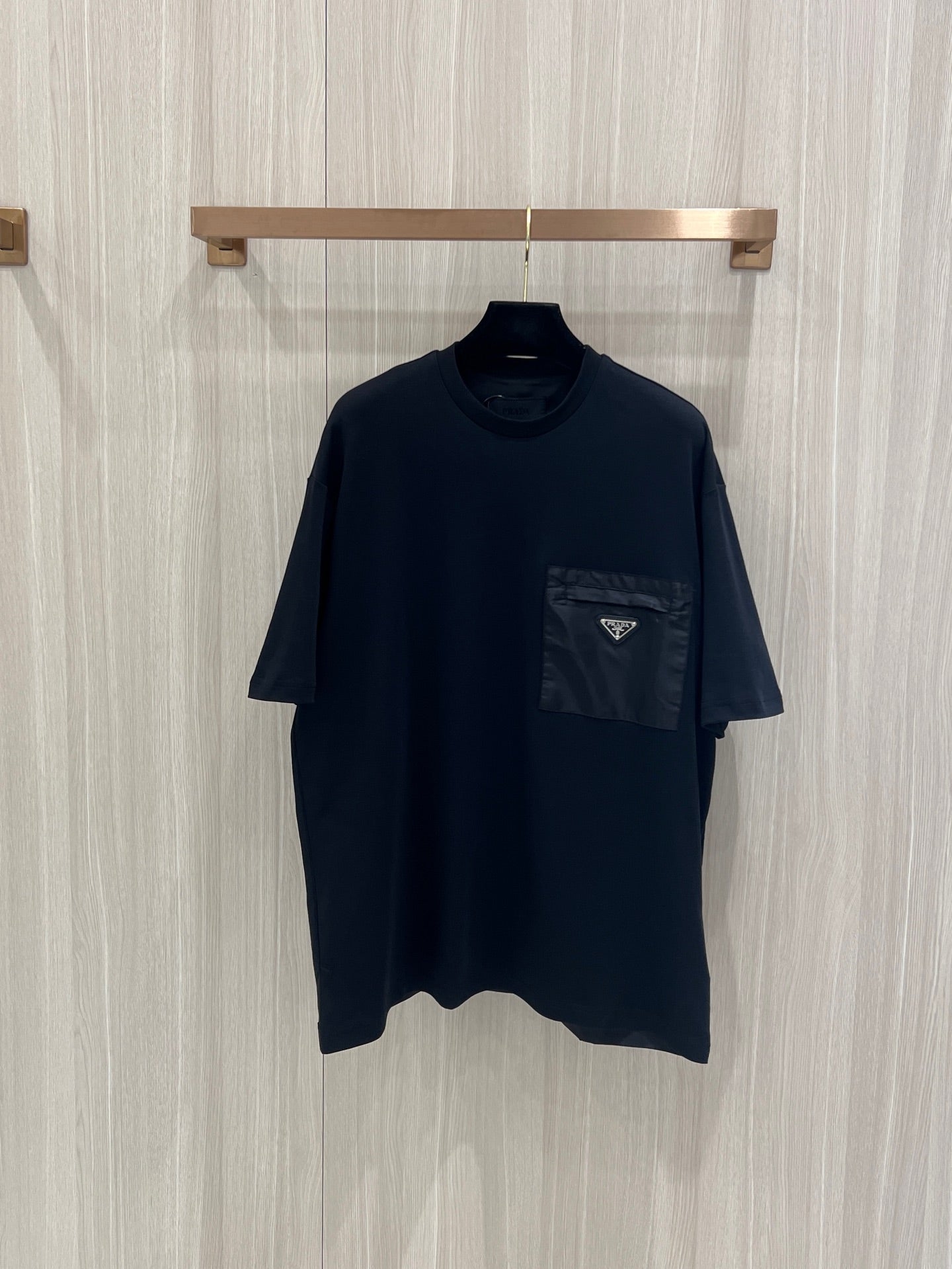 T shirt Prd Black Cotton and re nylon