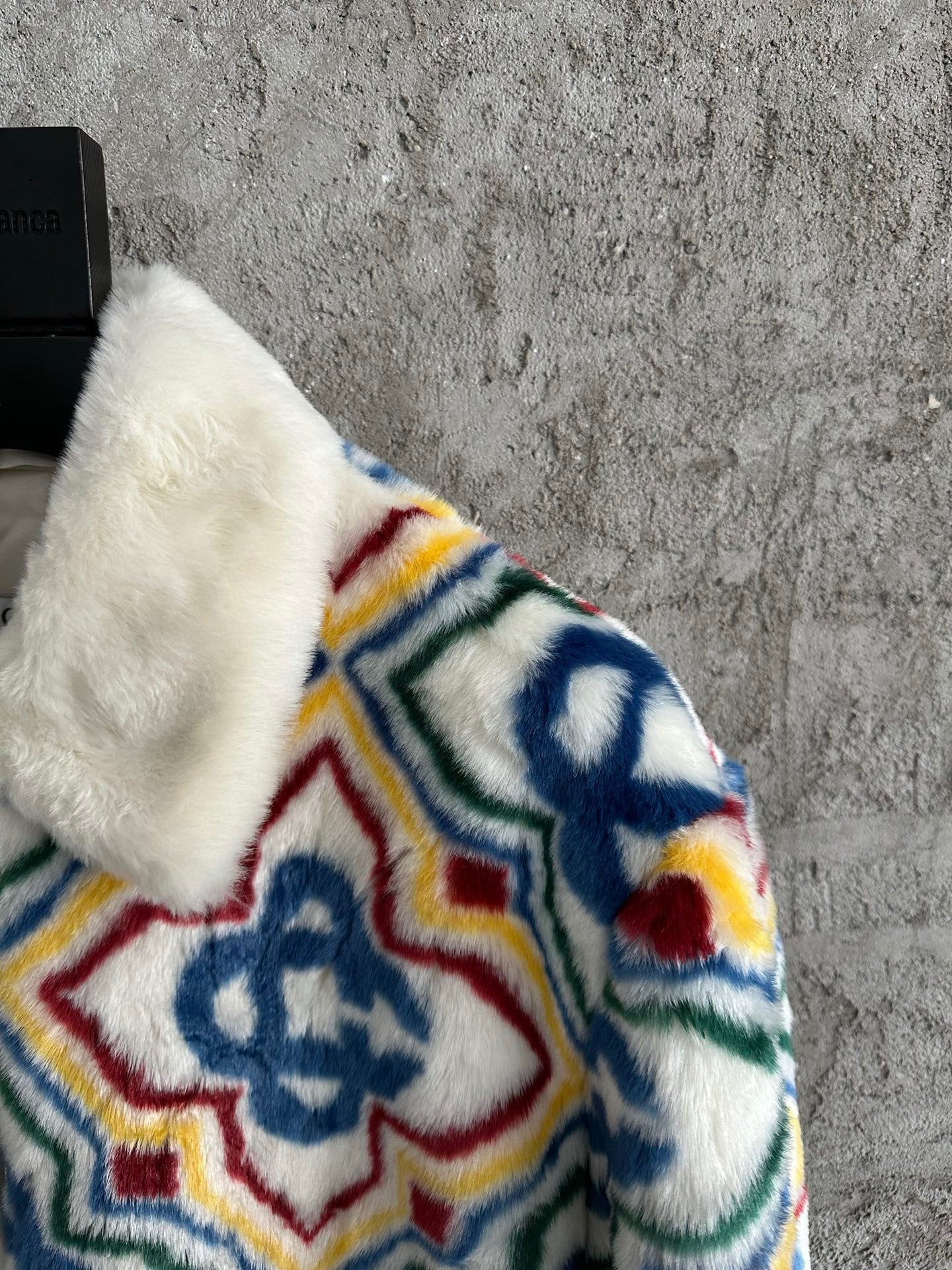 Casa veste en fourrure Jacquard