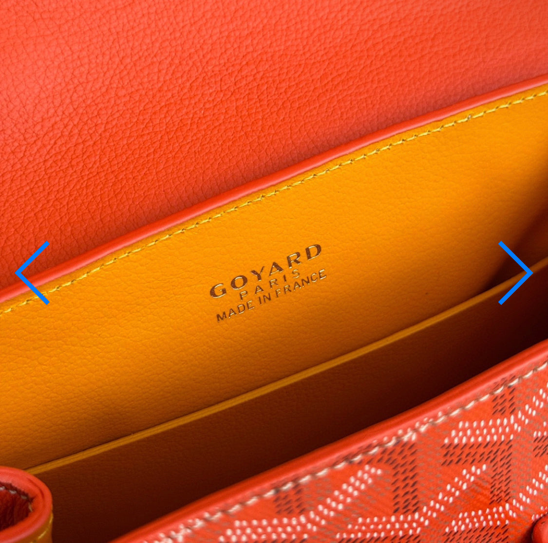 Sac Saigon mini orange facture