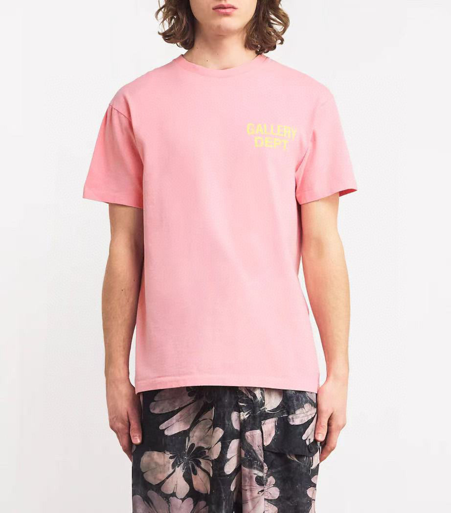 DEPT SOUVENIR TEE BRIGHT PINK