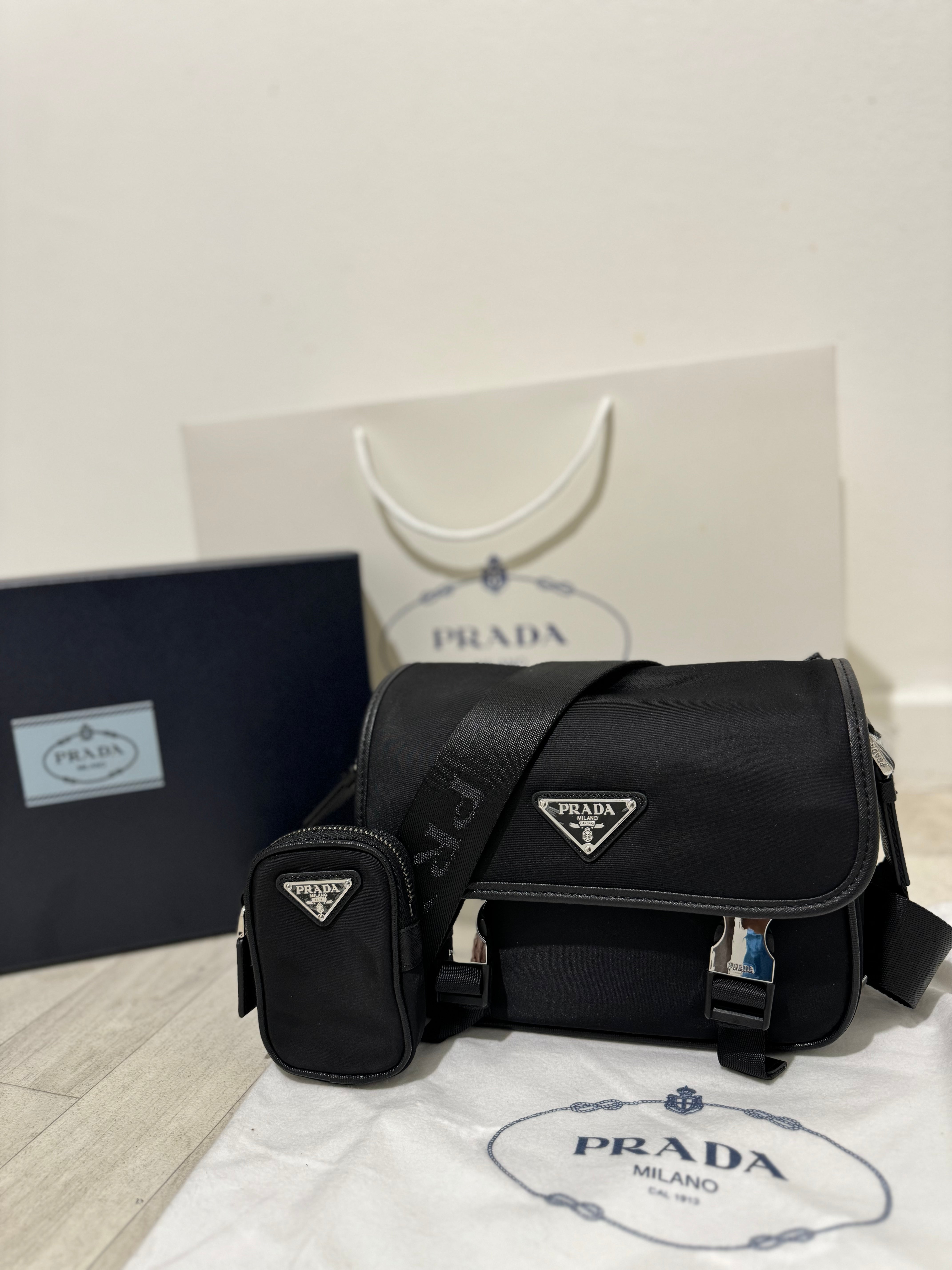 Sacoche prd Noir nylon facture