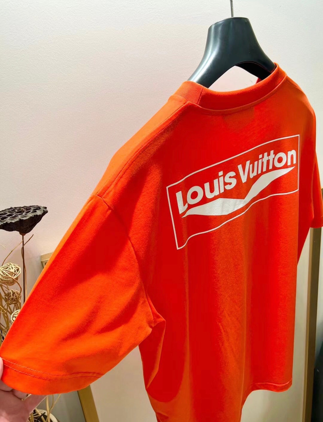 T shirt Lv oversized orange