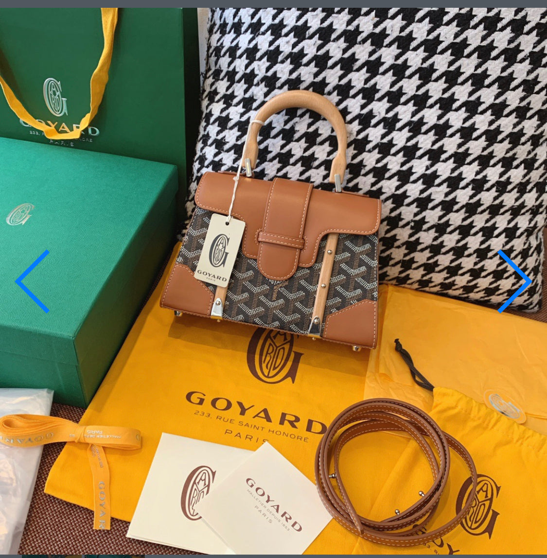 Sac Saigon mini brown facture