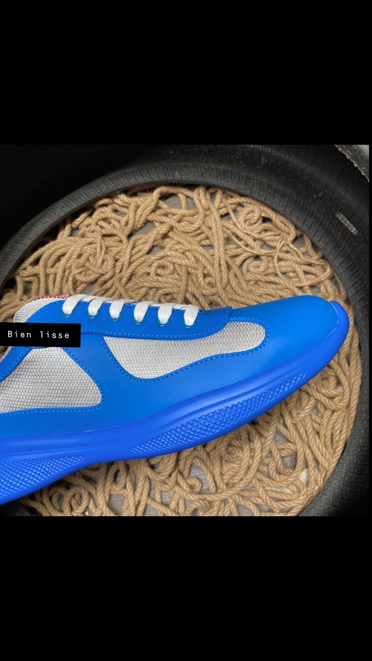 Sneakers Prd America ´ s Cup blue Gomme & tissu bike