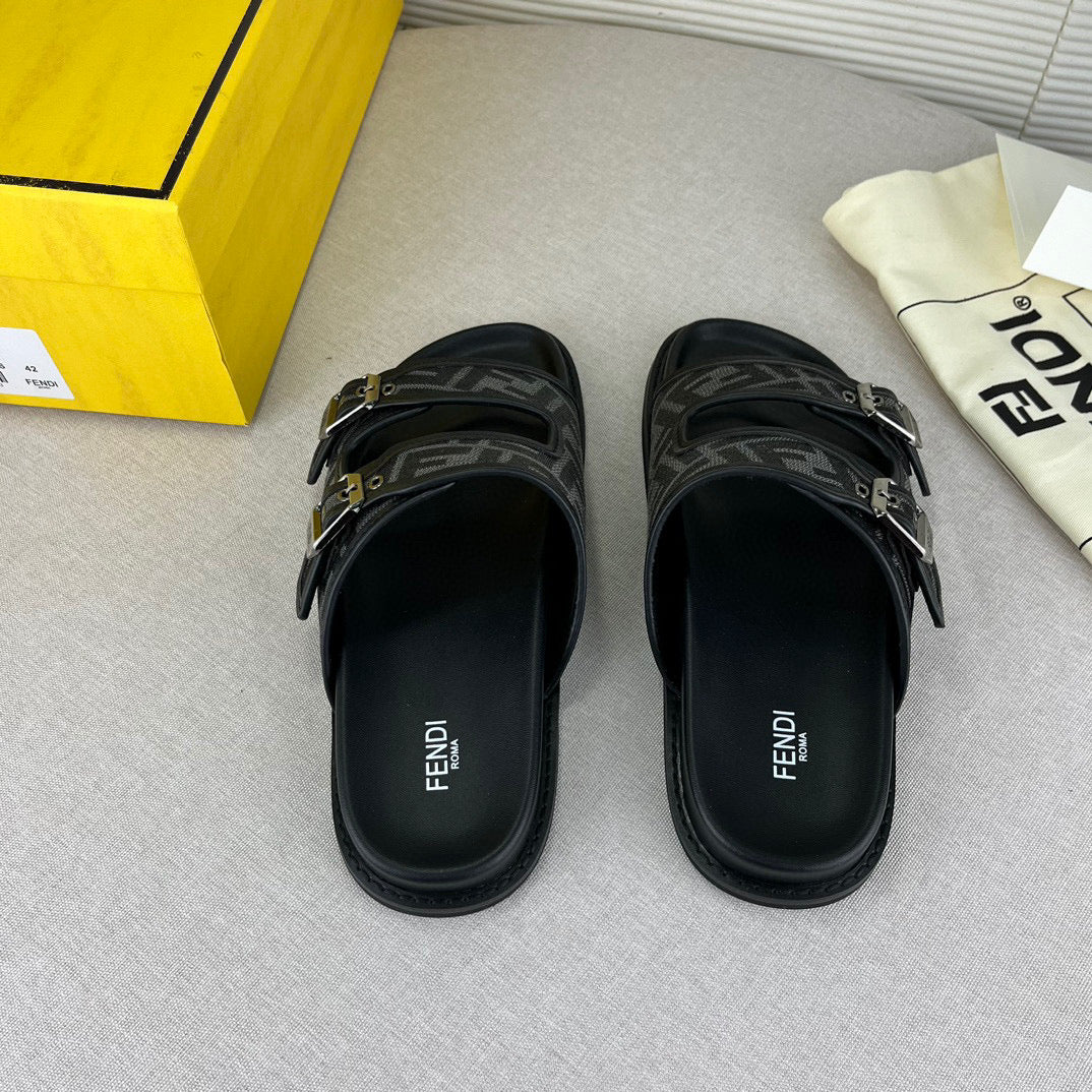 FND Feel Sandales en tissu FF black