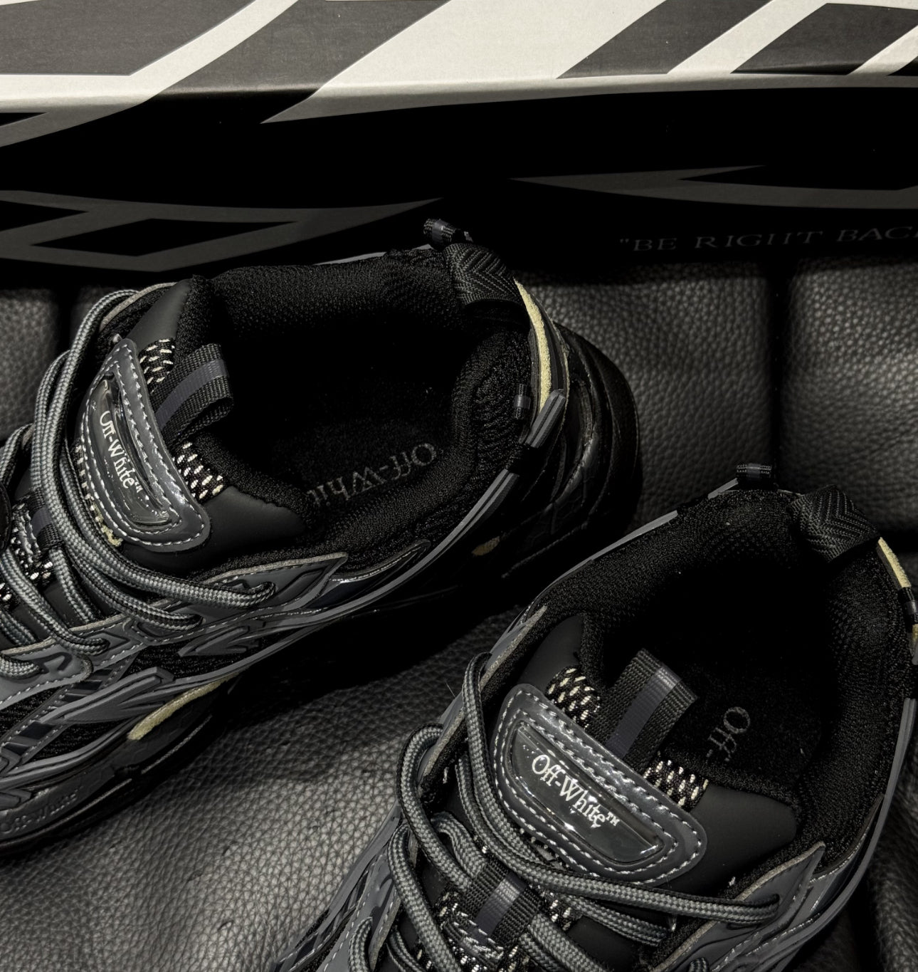 Off Wht Be Right back Black yellow