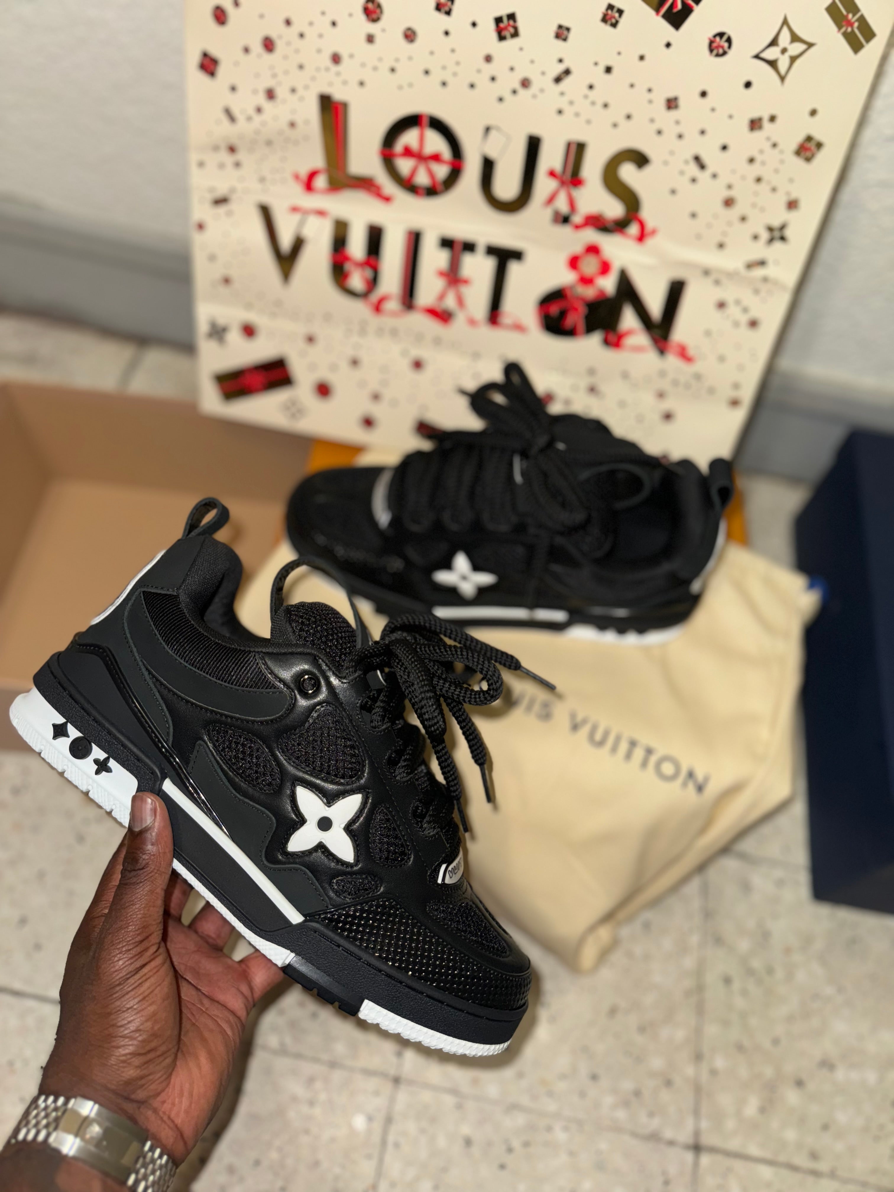 Sneakers Lv Skate black 10/10 facture