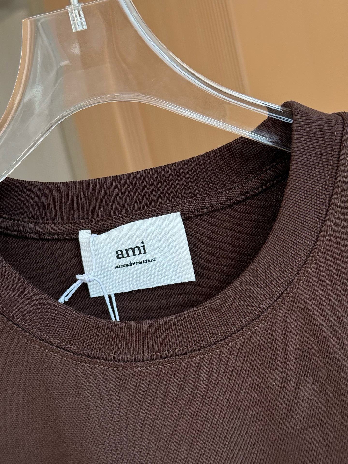Ami Paris t-shirt en coton à logo brodé
