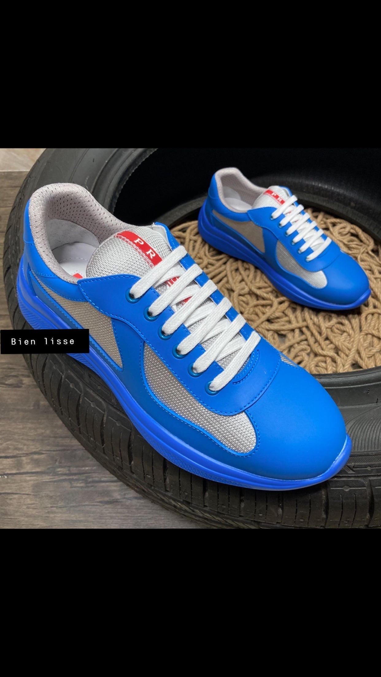 Sneakers Prd America ´ s Cup blue Gomme & tissu bike