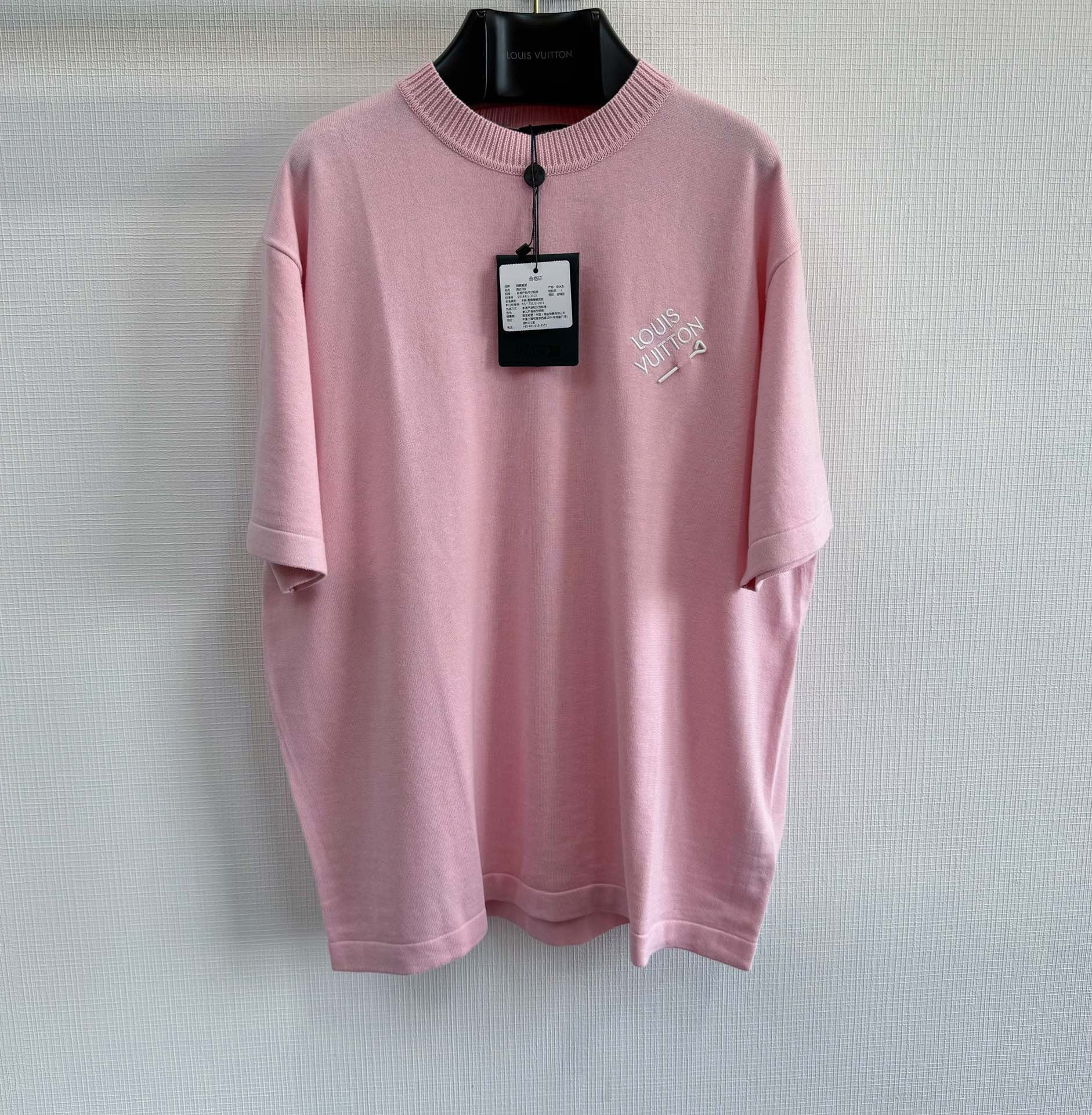 Tee-shirt manches courtes à signature brodée