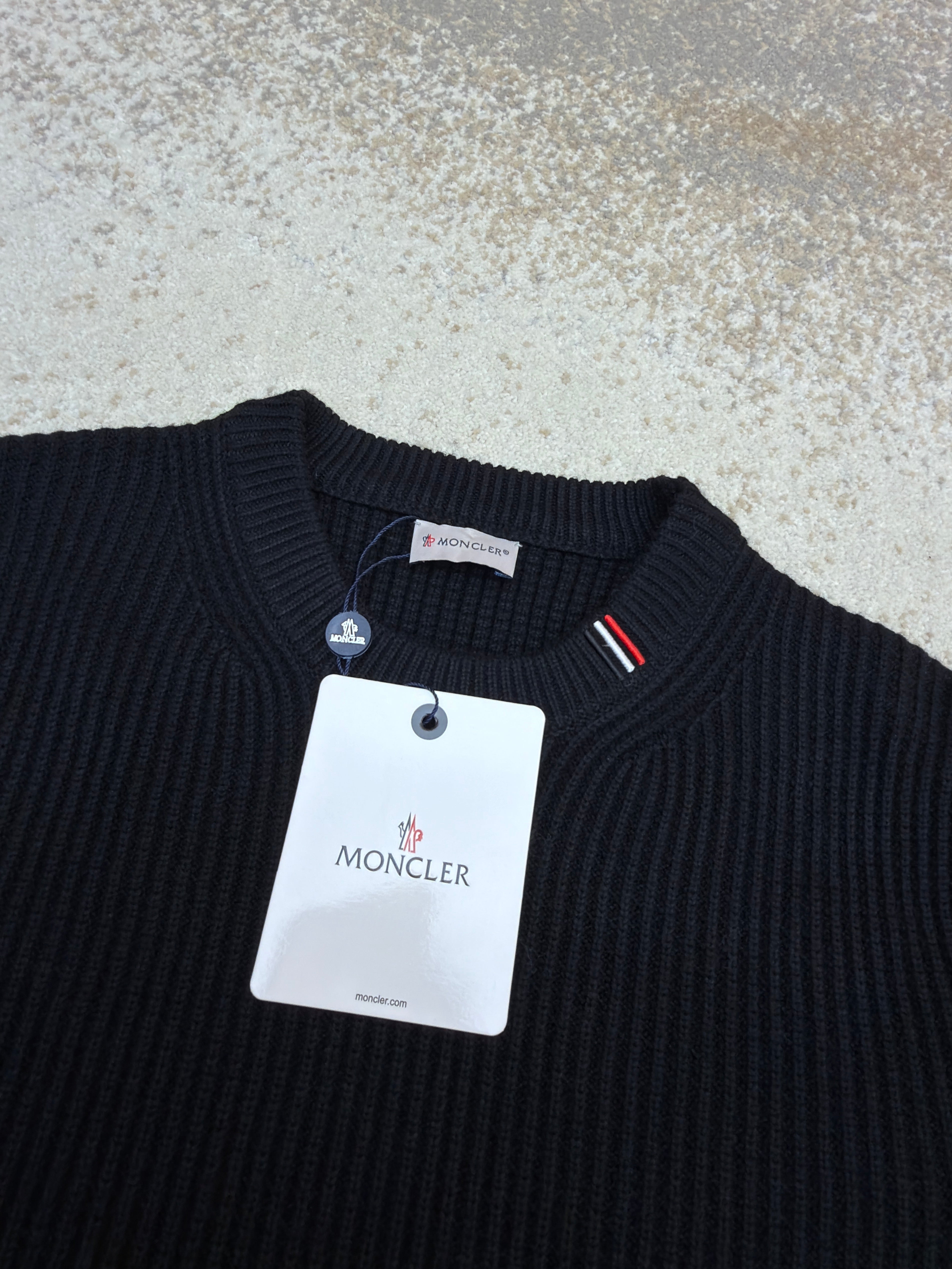 PULL MONCLR NOIR HOMME 10/10 🇫🇷