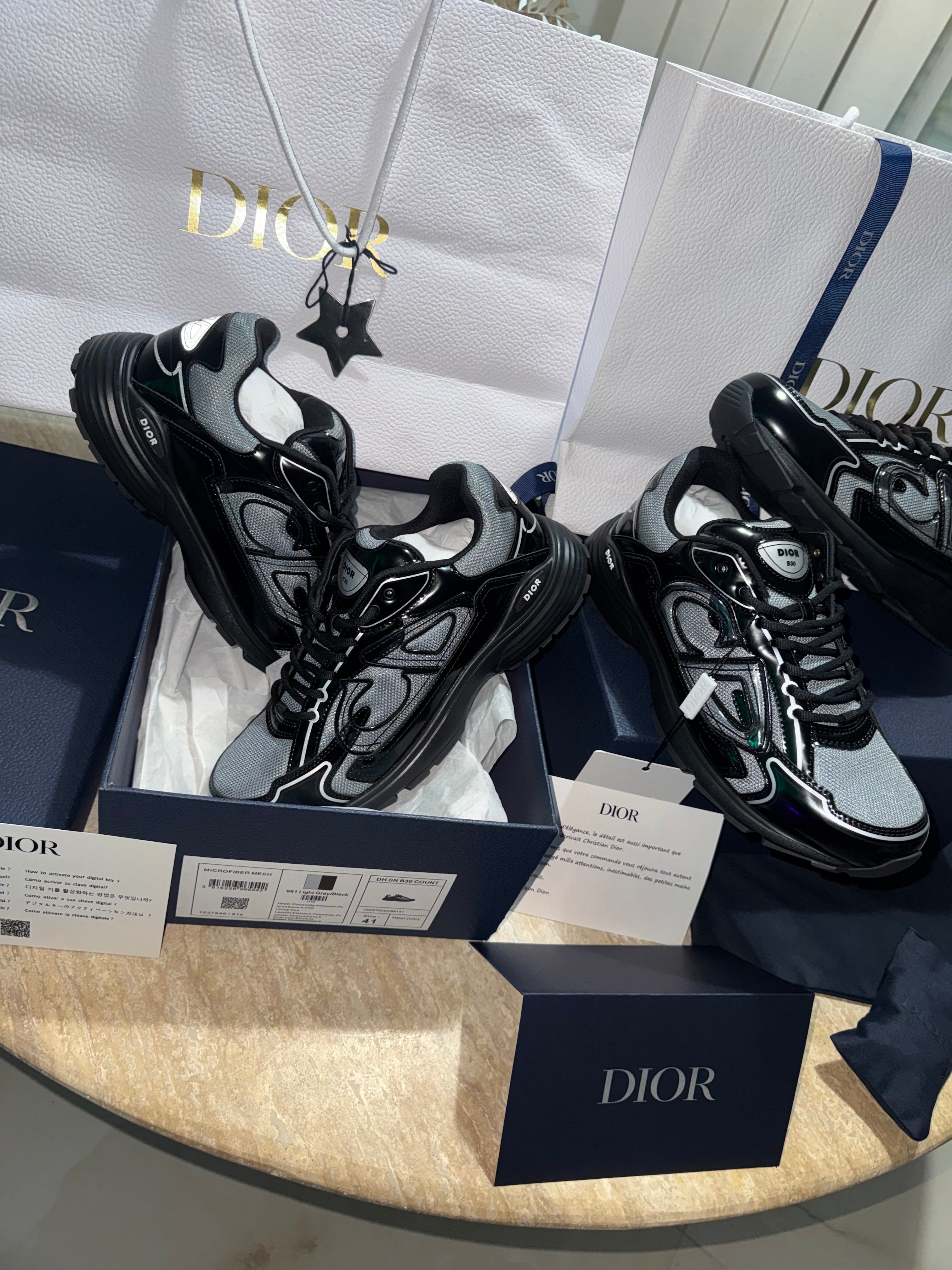 SNEAKERS B30 V3S COUNTDOWN 2025 💡 VERSION BIEN LISSE RÉFLECTIVE RÉACTION OPTIMISÉ FACTURE PACKAGING COMPLET MODÈLE POUSSÉ