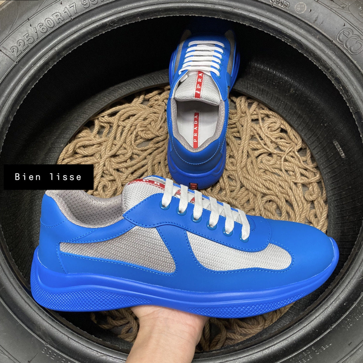 Sneakers Prd America ´ s Cup blue Gomme & tissu bike
