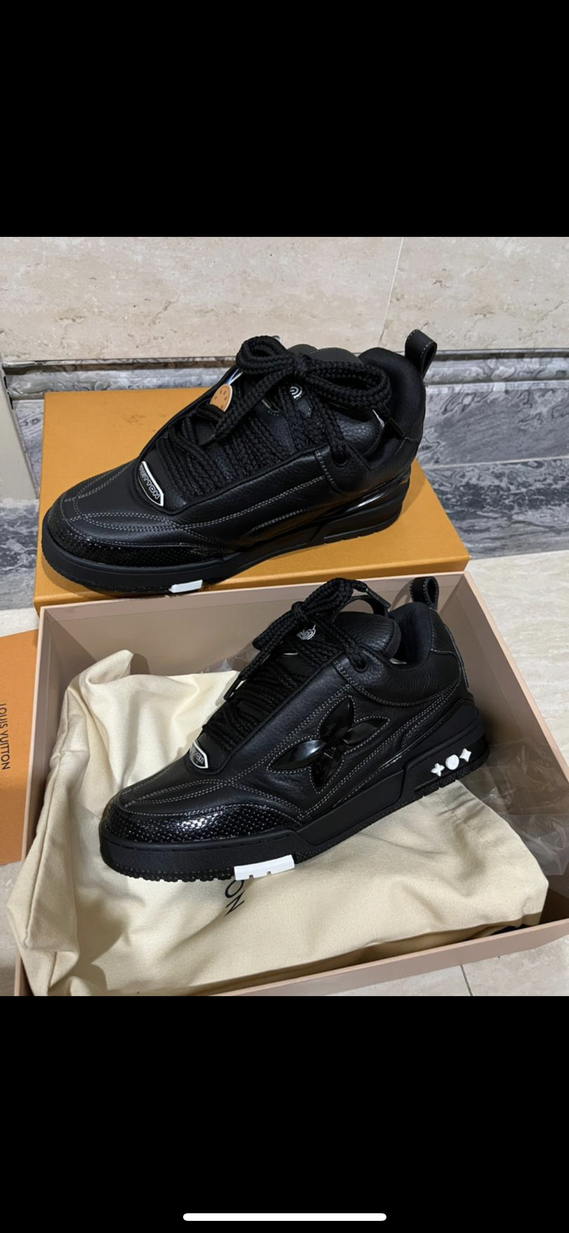 Sneakers Lv Skate black 10/10 facture