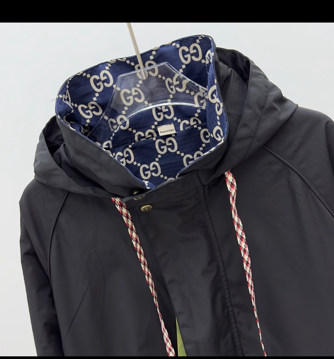 Veste gg blue night / black reversible facture