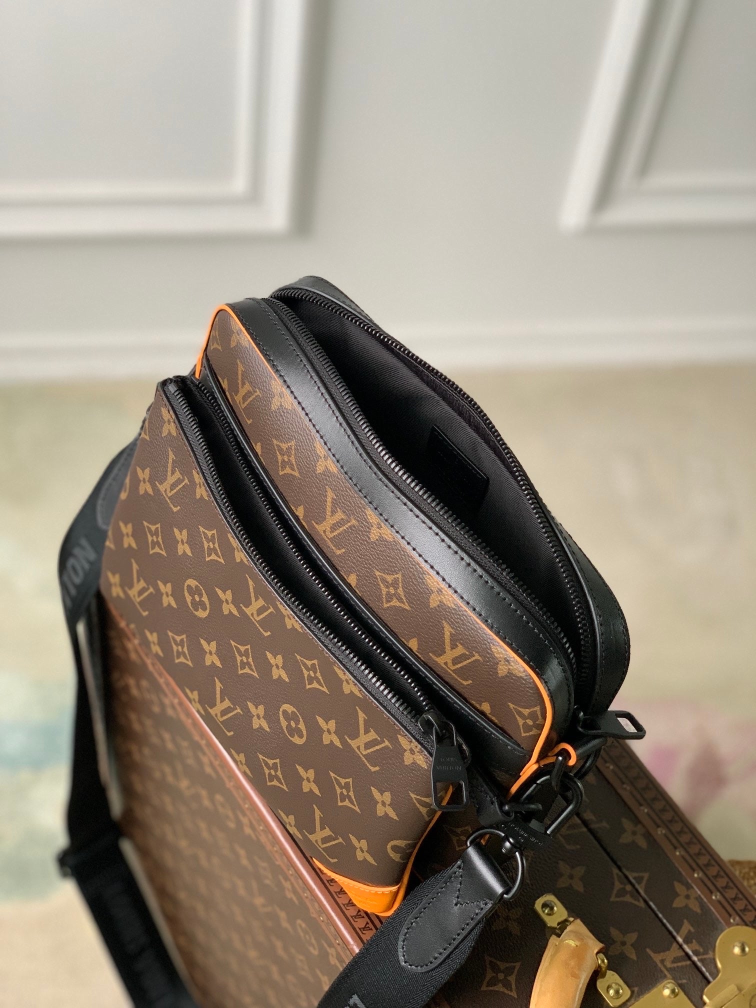 Sac Trio Messenger brown 10/10 facture