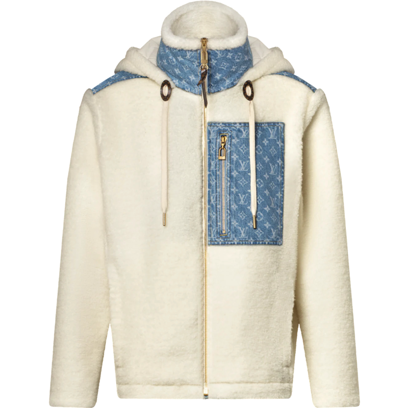 Veste polaire à détails Monogram Femme 10/10