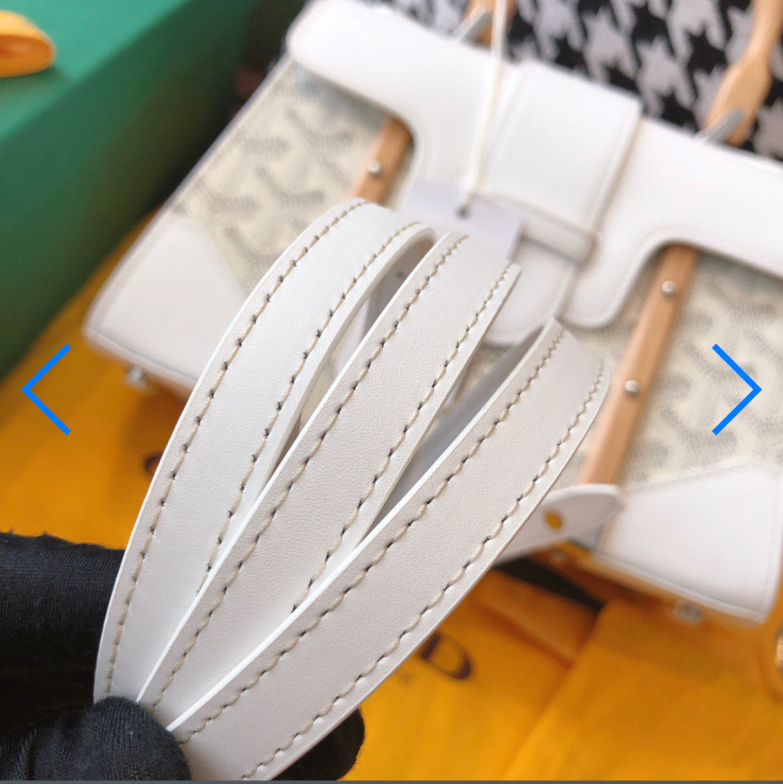 Sac Saigon mini white facture