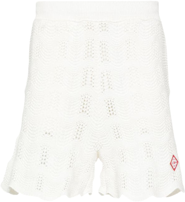 Casab Wavy Gradient Pattern Shorts