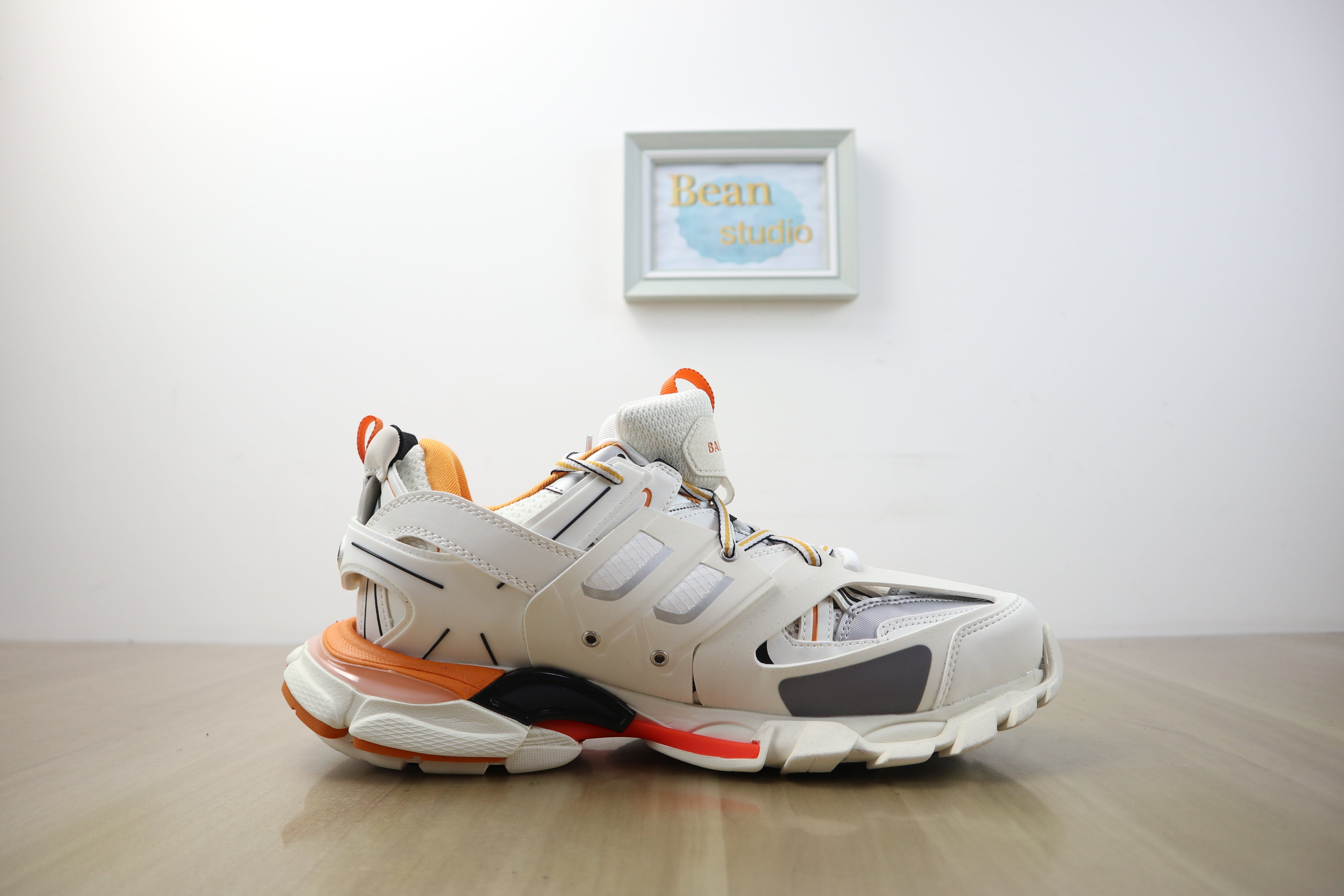 Blncg track blanche orange facture