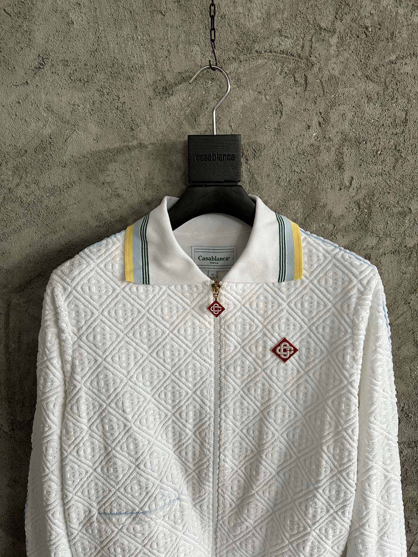 CASAB MONOGRAM TOWELLING TRACK JACKET