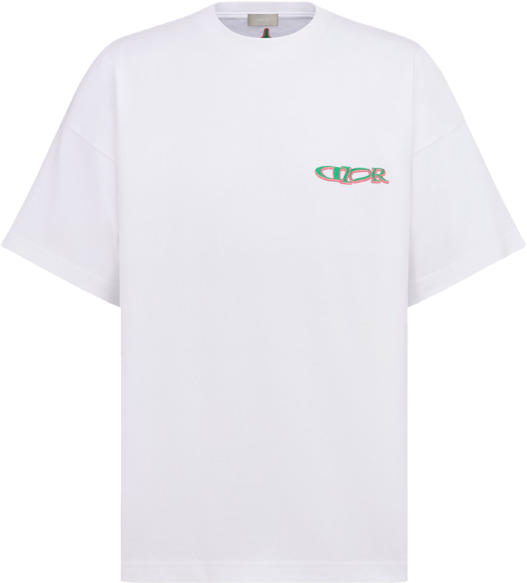 T-shirt CD AND LEWIS HAMILTON, coupe oversize Jersey de coton blanc