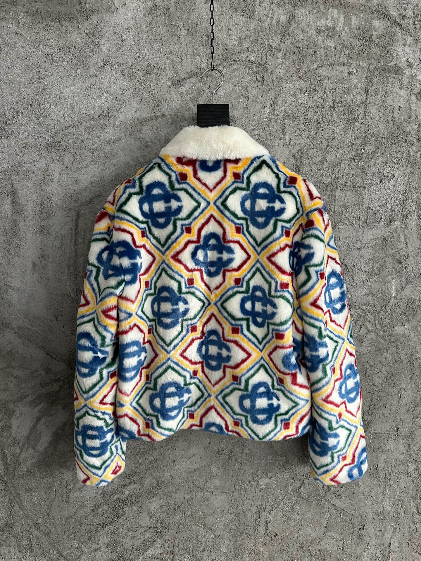 Casa veste en fourrure Jacquard