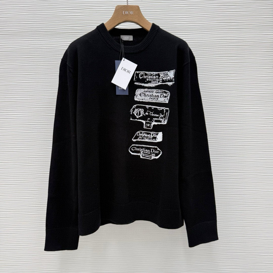 Pull Cd Archives Labels Jersey de laine noire