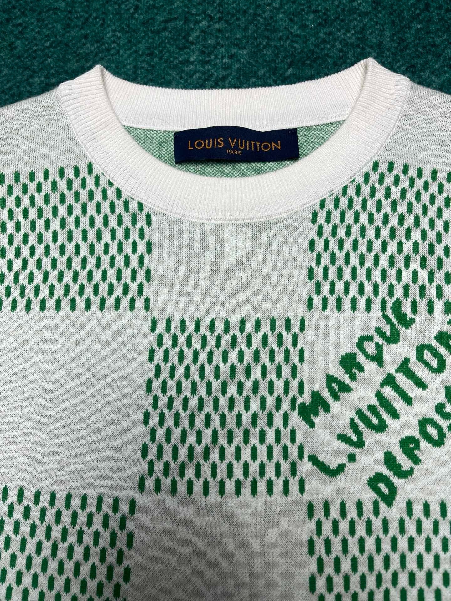 Lv Damier Mesh T-Shirt