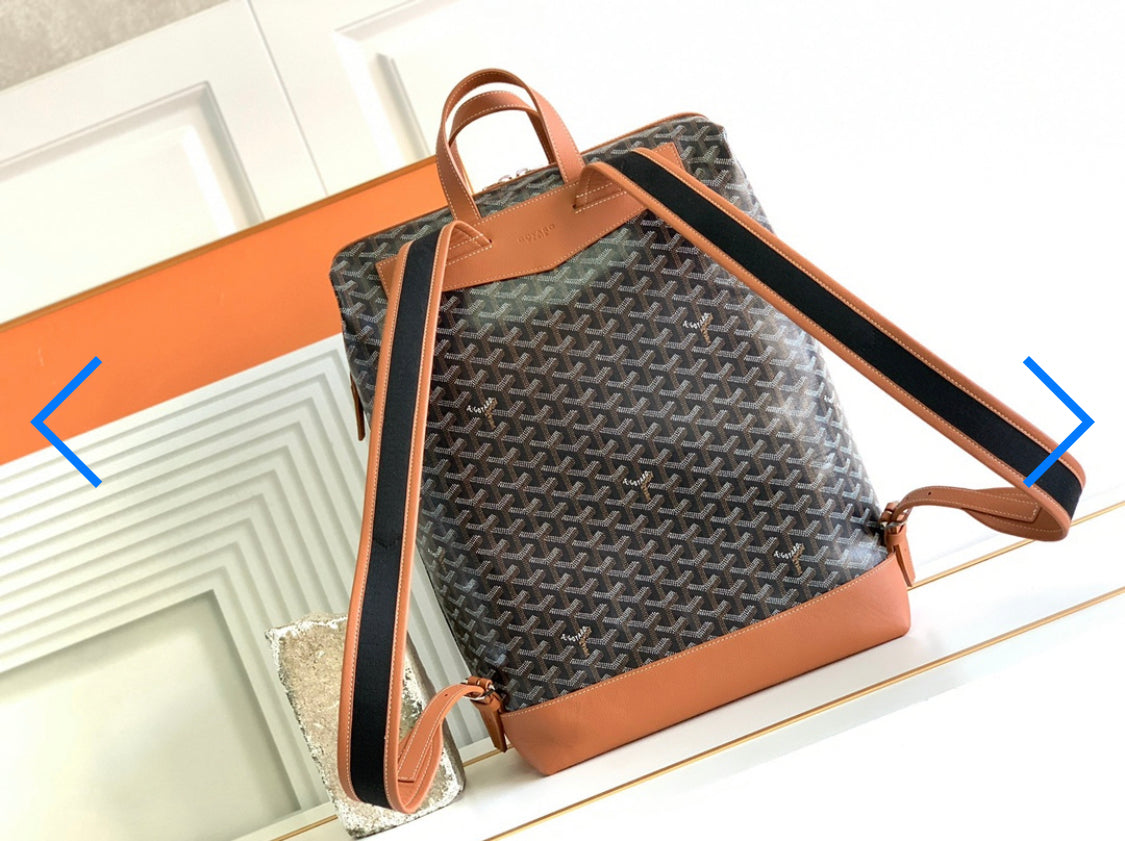 Cisalpin Brown backpack invoice