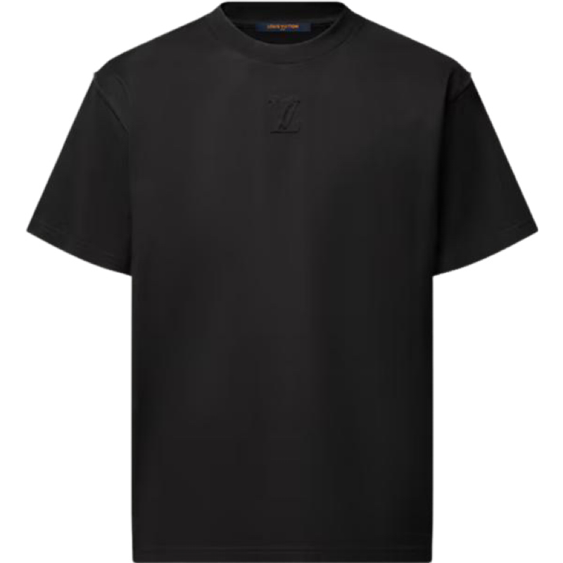 T shirt broderie Lv noir 10/10