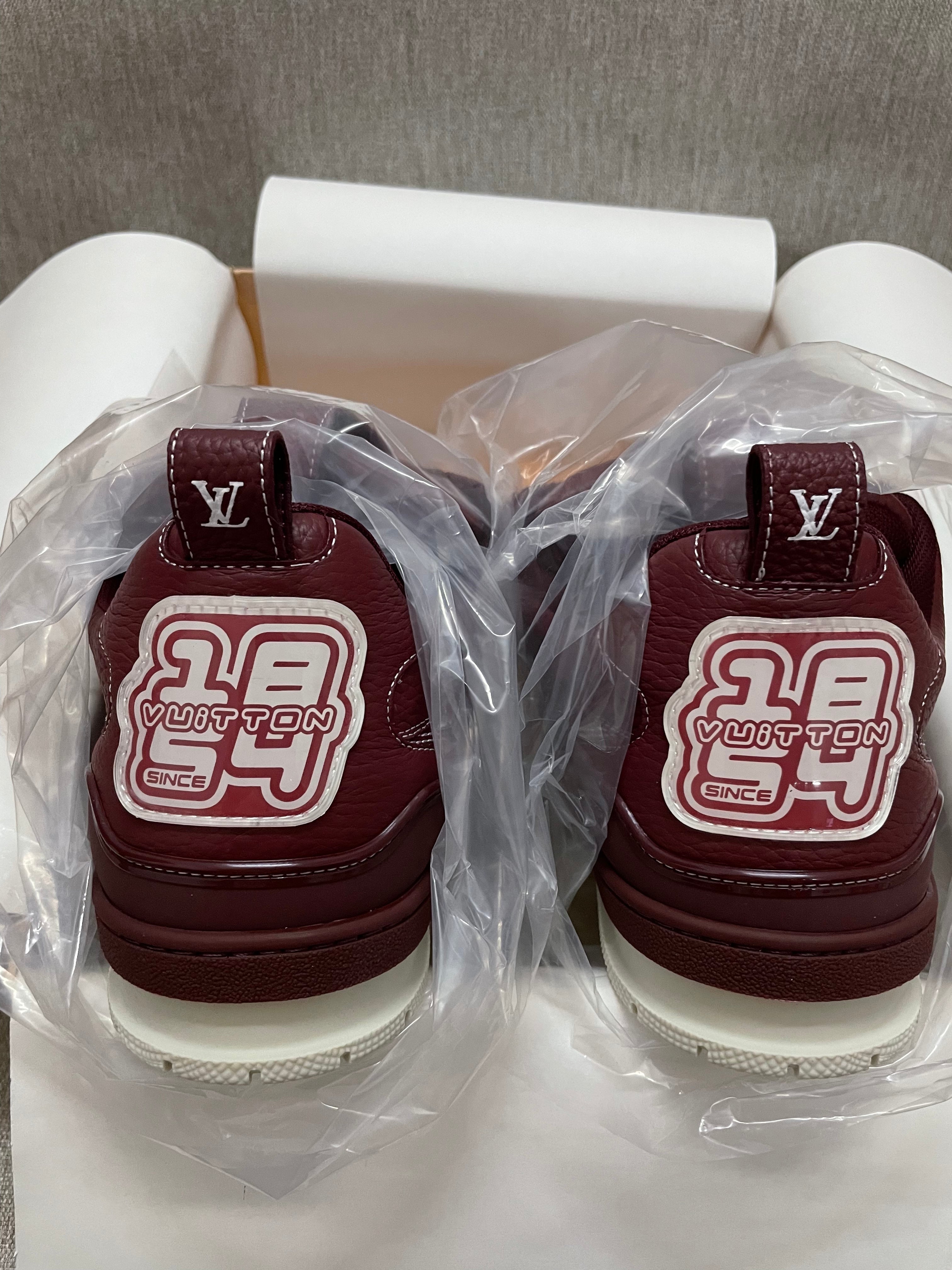 Sneakers Lv Skate bordeaux facture