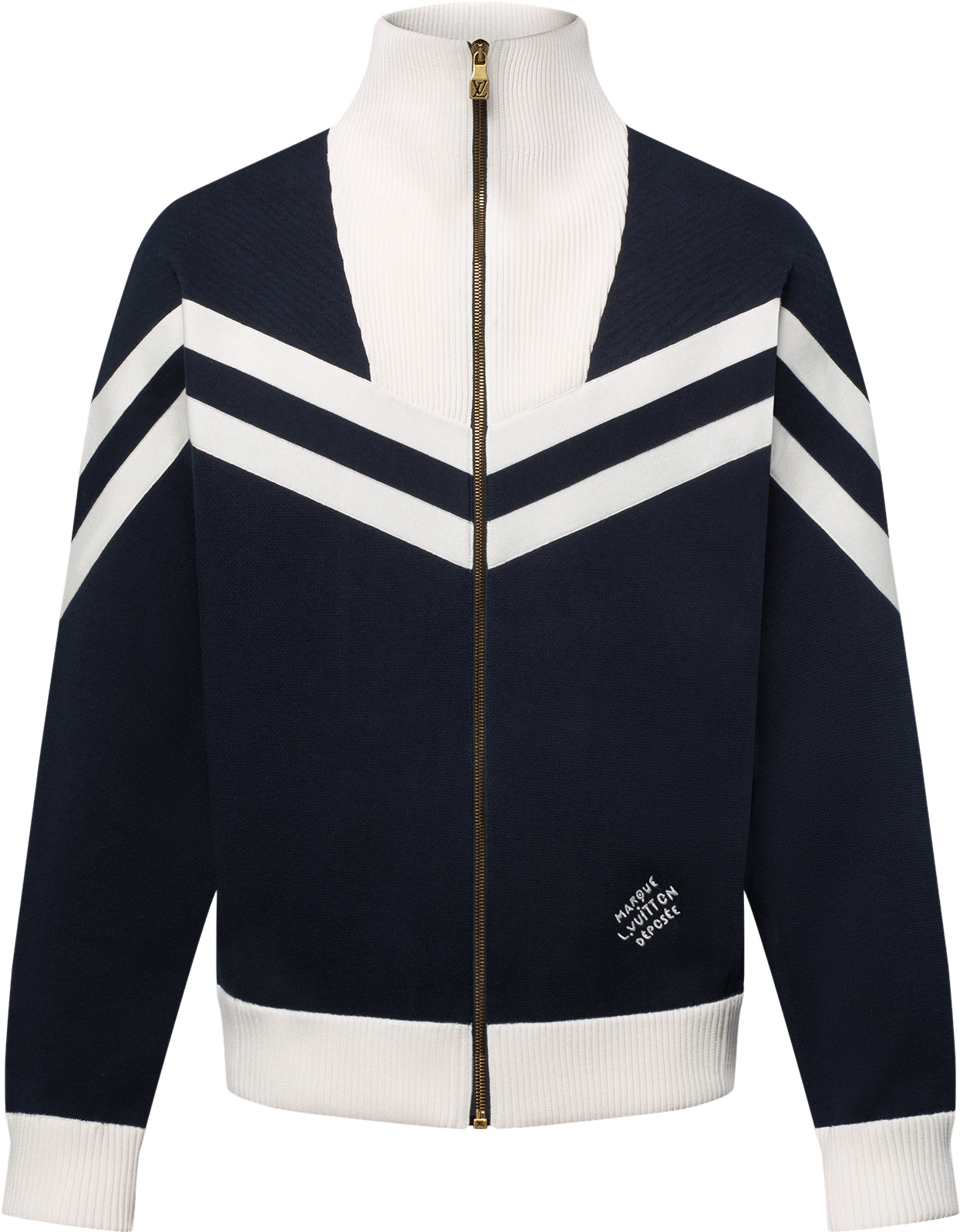 Blouson marin en maille de coton lv