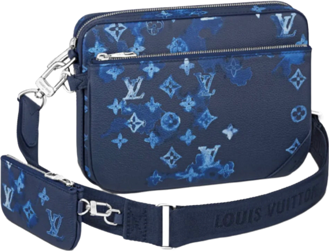 Sac Trio Messenger Aquarelle facture