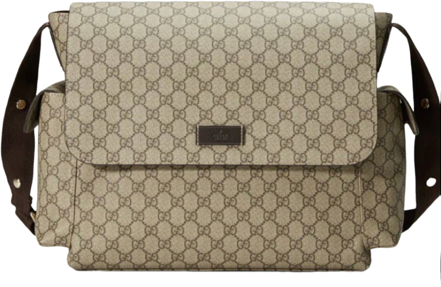 Brown diaper bag invoice