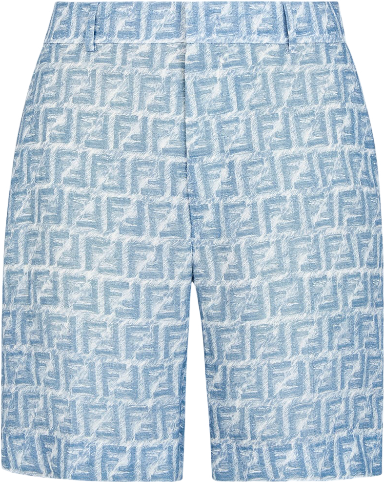 Shorts FF Seide blau