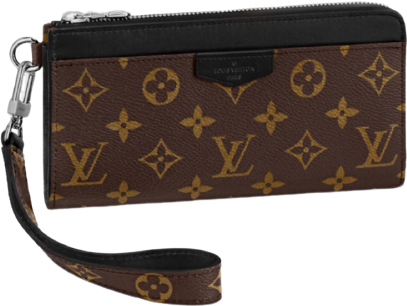 Lv zippy wristlet pouch