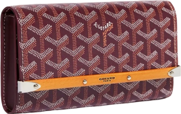 Monte Carlo mini burgundy invoice case