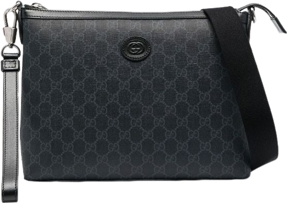 Black Gg bag with re-invoiced logo