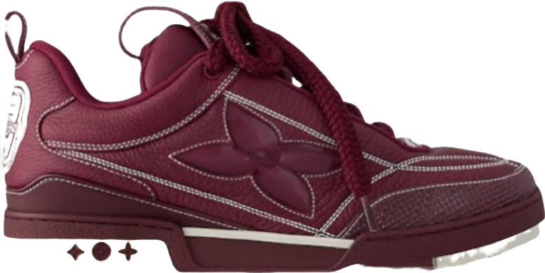 Sneakers Lv Skate bordeaux facture