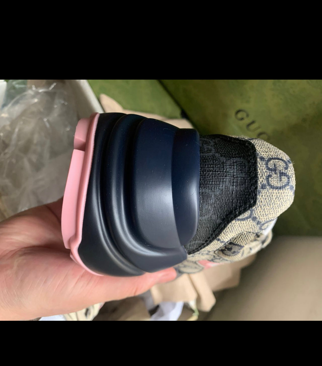 Sneakers Gg Rython rose facture