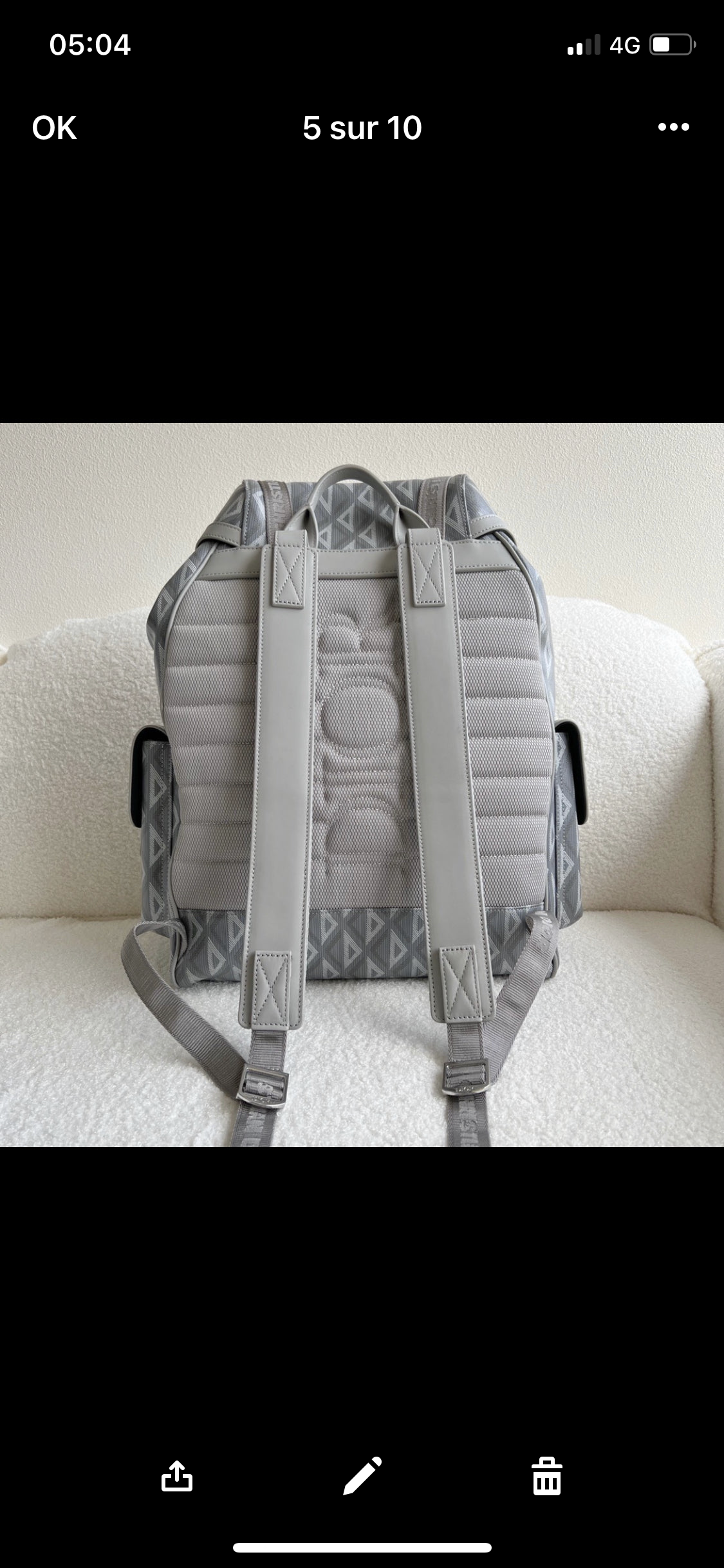 Sac À dos CD Gris facture