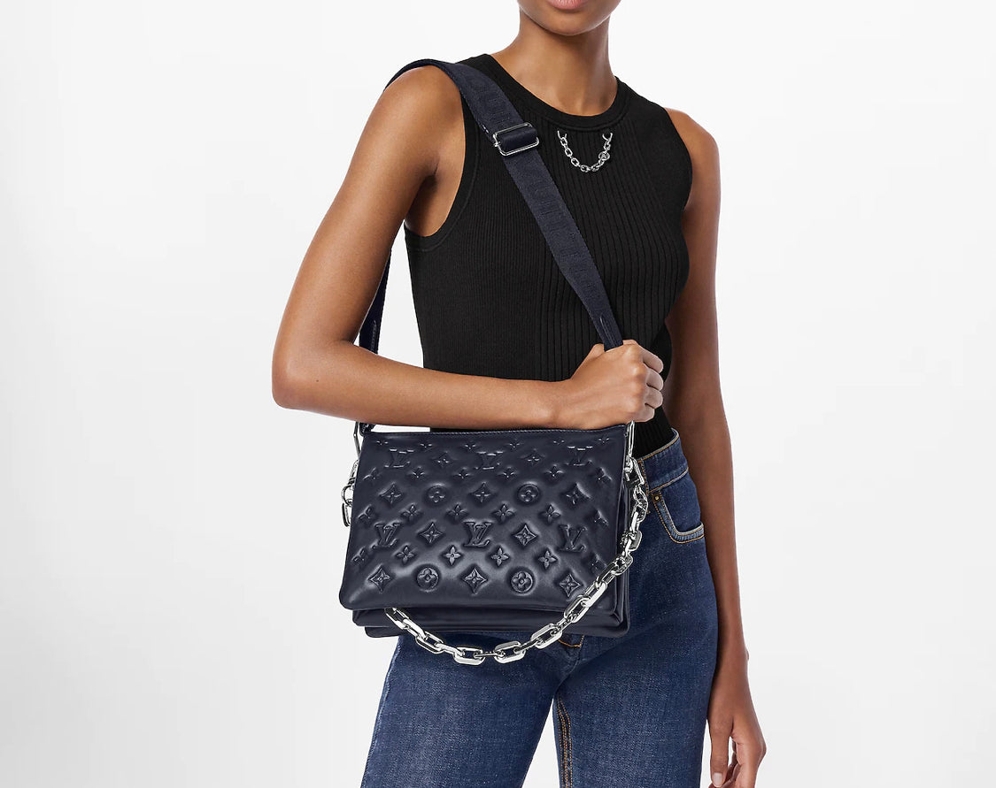 Sac Coussin bleu marine facture