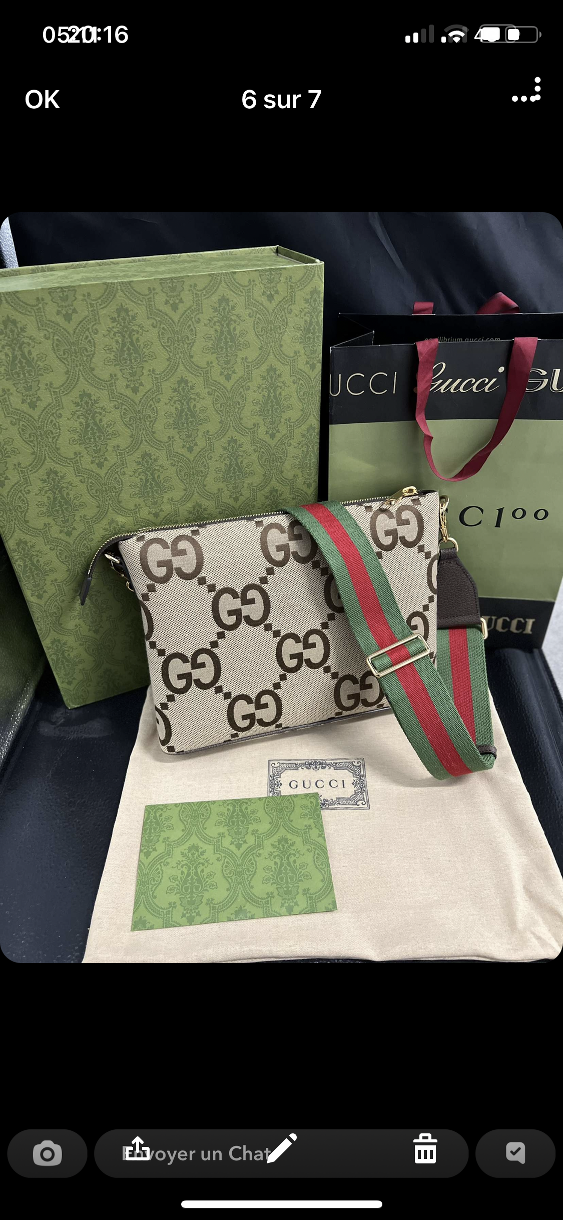 Gg jumbo invoice bag