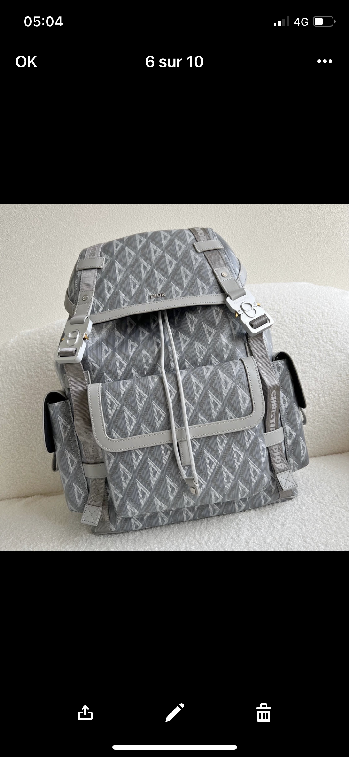 Sac À dos CD Gris facture