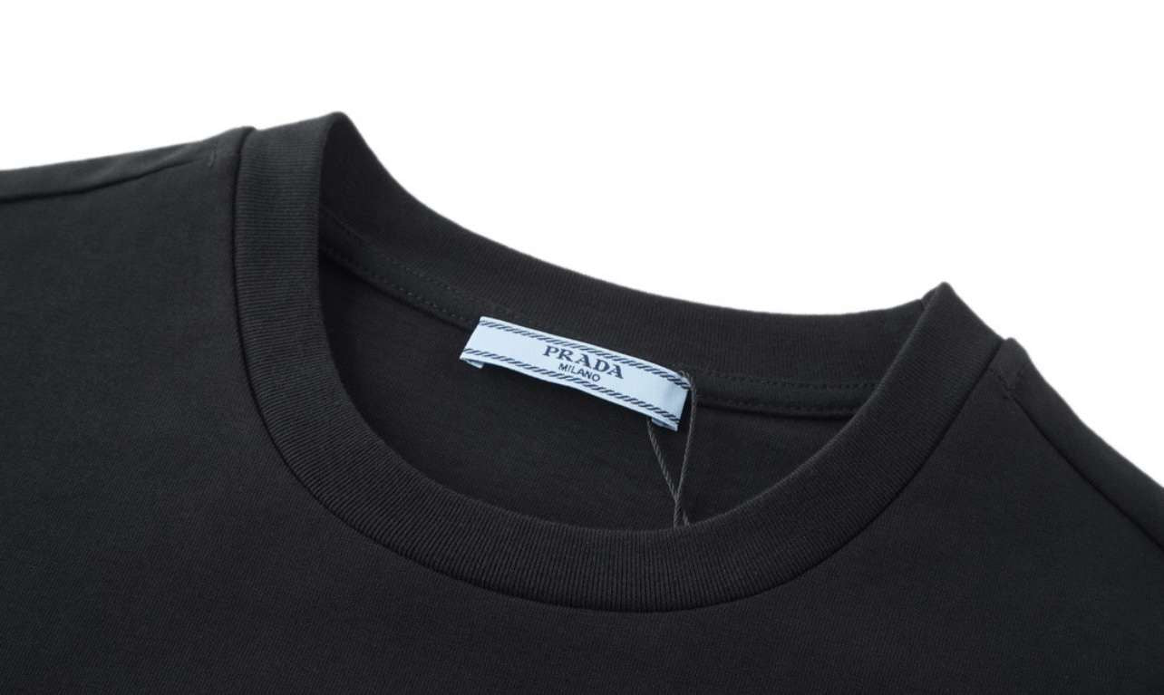 Black oversized Prd t-shirt