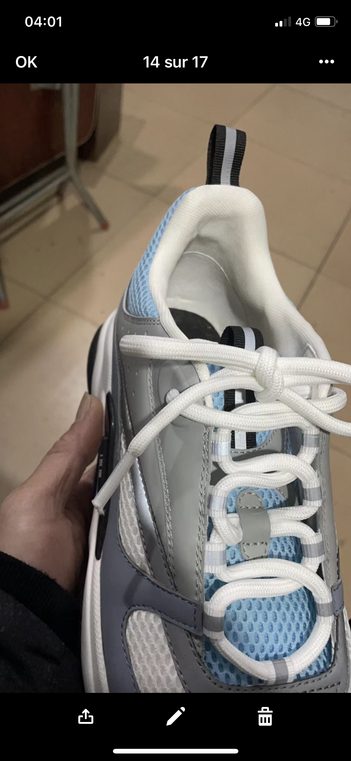 B22 calf mesh Blue Sky 2023 facture ( modele pousse )