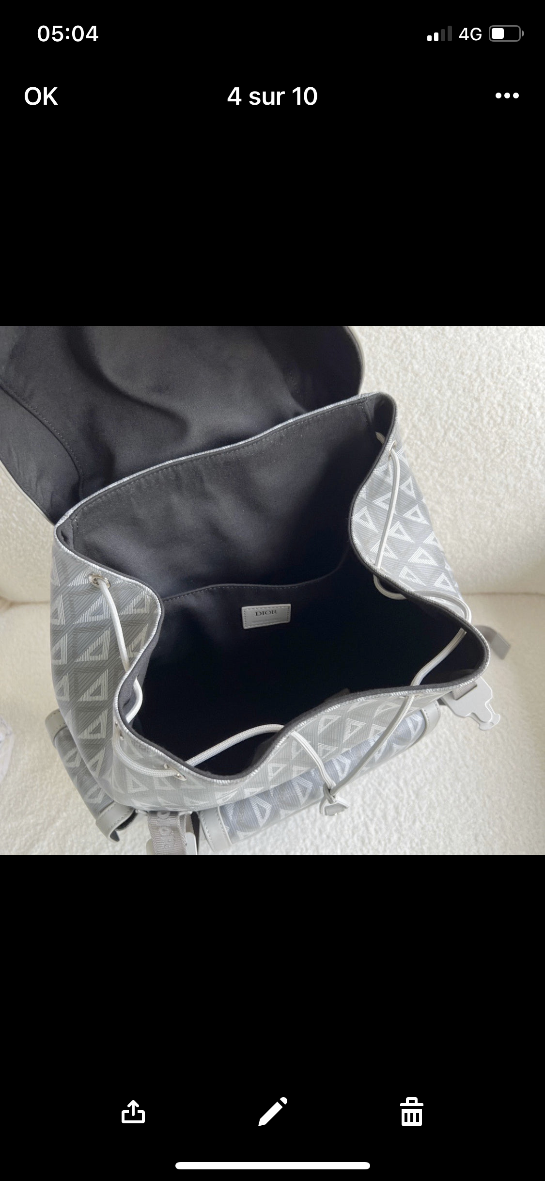 Sac À dos CD Gris facture