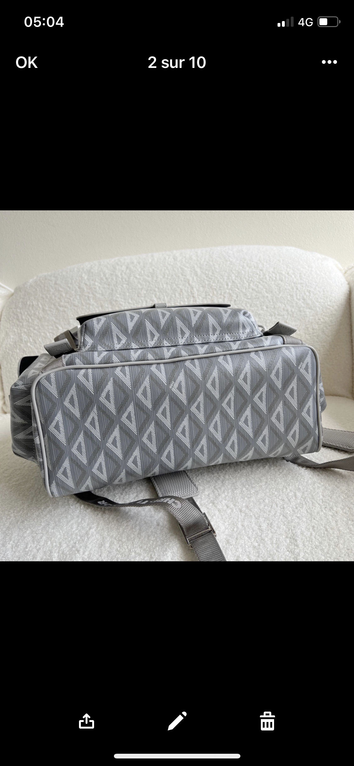Sac À dos CD Gris facture