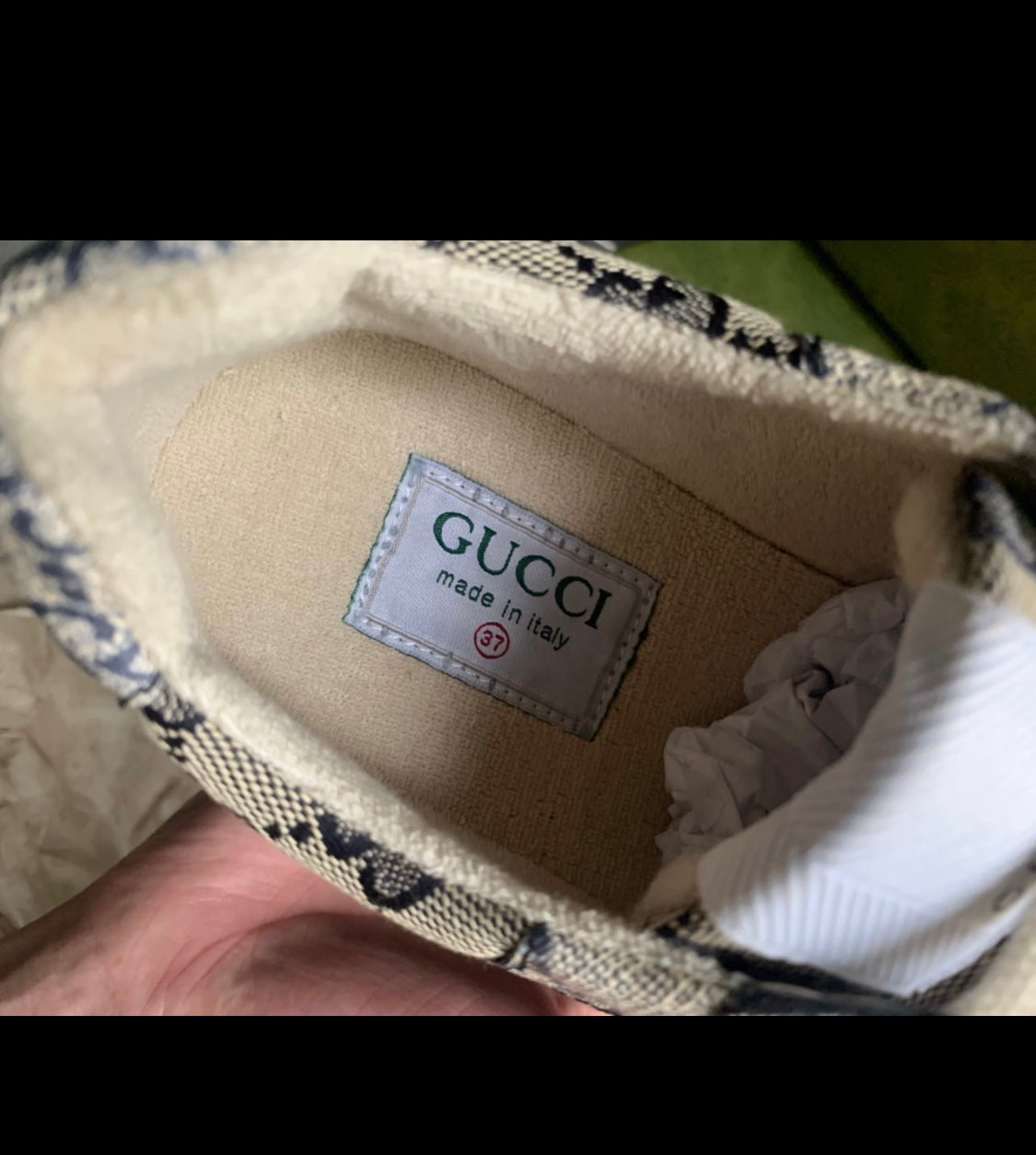 Sneakers Gg Rython rose facture